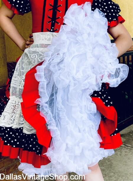 ENNIS NATIONAL POLKA FESTIVAL COSTUMES: DVS is DFW's HQ for Polka, Square Dance & Sock Hop Petticoats & Costume Accessories.