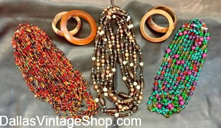 JUNETEENTH AFRICAN MOTIF FASHIONS: Get African & Tribal Jewelry to Accessorize your African Fashions, Costumes & Kwanzaa Outfits from Dallas Vintage Shop.