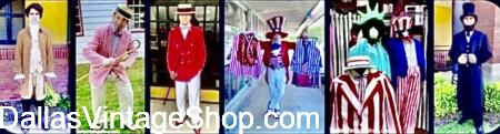 4th of July 2026: Happy Birthday USA! Get Patriotic Historical Characters & Celebration Costumes at Dallas Vintage Shop.
