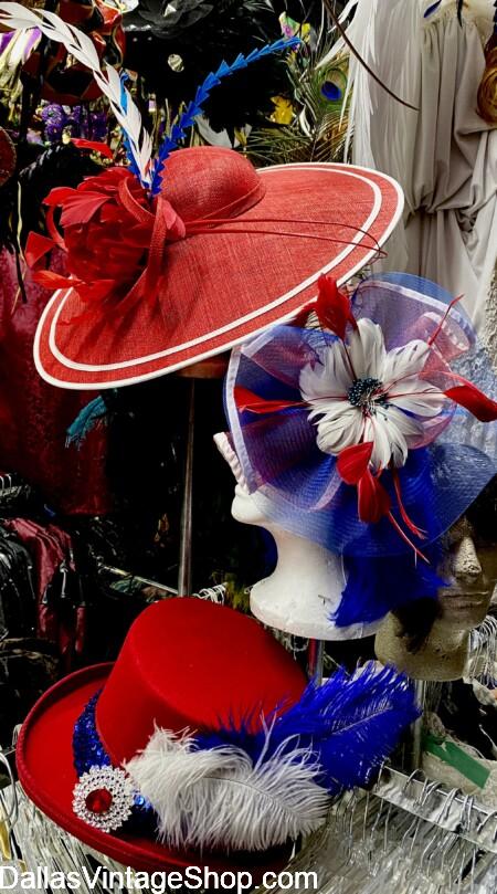 PATRIOTIC AMERICA 250 HATS: Get Ready for 4th of July, 2026. Our America's 250th Hats are ready for Patriotic Celebrations. Dallas Vintage Shop is ready, are you?