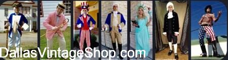 AMERICA 250 CELEBRATIONS: 2026 is the Birthday of the USA; Celebrate in Style in Patriotic Costumes from Dallas Vintage Shop.