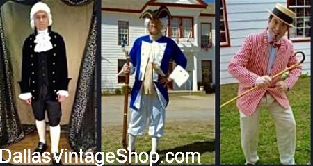 AMERICA 250: July 4, 2026 Costumes; Shown here is our Historical George Washington, Revolutionary War Soldiers & Vintage Barbershop Quartet Costumes from Dallas Vintage Shop. AMERICA 250: July 4, 2026 Costumes; Get Historical George Washington, Revolutionary War Soldiers & Vintage Barbershop Quartet Costumes at Dallas Vintage Shop.