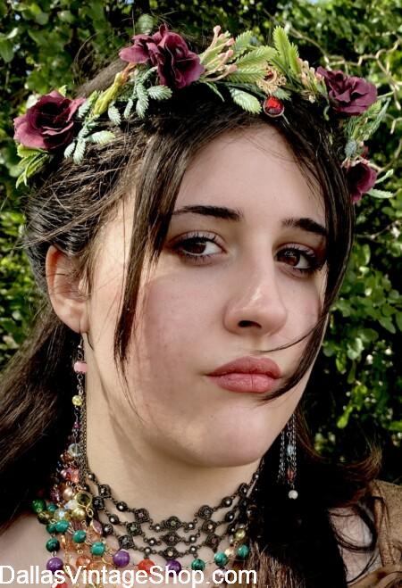 Colorado Ren Fest 2026 INFO & Costumes are shown here. We also show you Event Details & Costume Ideas like this Gorgeous Floral Hair Piece Halo from Dallas Vintage Shop. Colorado Ren Fest 2026 INFO & Costumes. Here we show you Event Details & Costume Ideas like this Gorgeous Floral Hair Piece Halo from Dallas Vintage Shop.