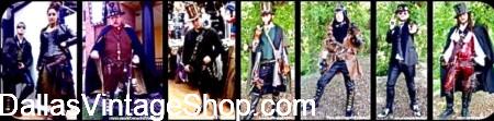 PREMIER COSTUME EVENTS GUIDE DFW: STEAMPUNK NOVEMBER DFW INFO: 2026 UPDATE: MAD HATTER' S TEA PARTY; Oct. 17, 2026, Times, Tickets, Costume Policies & Details HERE: Steampunk November Website. GET FABULOUS TEA PARTY HATS & Costume Ideas, Steampunk Outfit, and tons of Steampunk Character Getups are at Dallas Vintage Shop. PREMIER COSTUME EVENTS GUIDE DFW: STEAMPUNK NOVEMBER DFW INFO: 2026 UPDATE: MAD HATTER' S TEA PARTY; Oct. 17, 2026, Times, Tickets, Costume Policies & Details HERE: Steampunk November Website. GET FABULOUS TEA PARTY HATS & Costume Ideas, Steampunk Outfit, and tons of Steampunk Character Getups are at Dallas Vintage Shop.