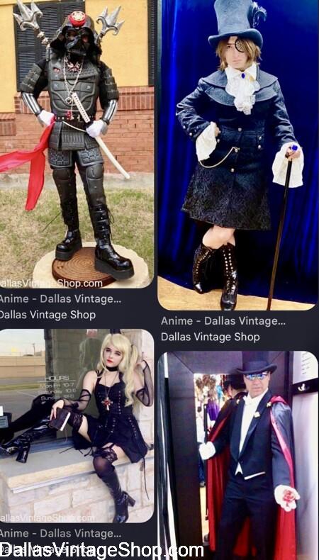 ANIME NORTH TEXAS COSTUME RULES: Here are the Costume Rules and this Misa Amane Death Note Outfit and Anime Costumes from Dallas Vintage Shop.