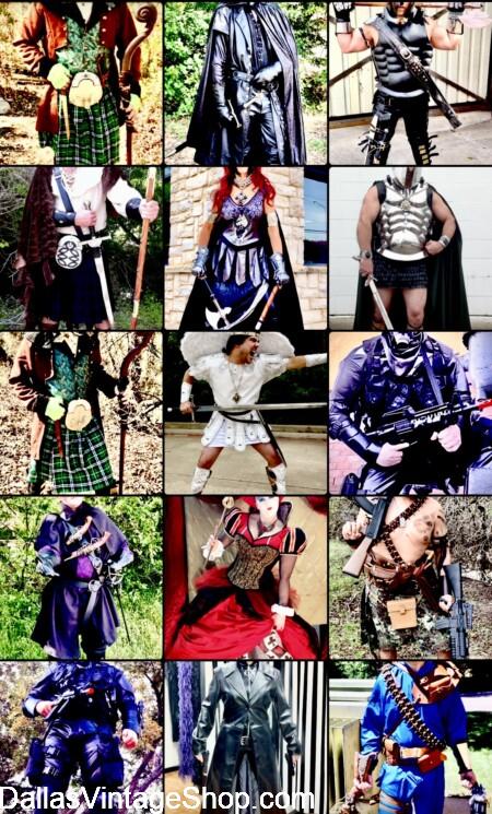 GEN CON INDY COSPLAY COSTUMES: Get TTRPG, D&D, Sci-fi, Fantasy, Warriors, Assassins, Villains, Cosplay & Anime Characters Outfits at Dallas Vintage Shop. GEN CON INDY COSPLAY COSTUMES: Get TTRPG, D&D, Sci-fi, Fantasy, Warriors, Assassins, Villains, Cosplay & Anime Characters Outfits at Dallas Vintage Shop.