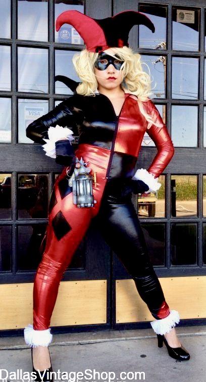 TEXAS LATINO COMIC CON UPDATE: August 1, 2026! For More Info, Tickets, Costume Rules, Details. Find the Best Latino Comic Con Cosplay Costume Ideas like this HARLEY QUINN Costume & and other Ideas at Dallas Vintage Shop..