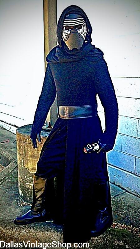 2026 REBEL SCUM CON DETAILS: Shown here is our Kylo Ren Outfit, from The Force Awakens. Kylo Ren is torn between the Dark Side and the Light. He finally joins the Resistance at a Great Cost. Rebel Scum Star Wars from Dallas Vintage Shop. 2026 REBEL SCUM CON DETAILS: Get this Kylo Ren Outfit, from The Force Awakens from Dallas Vintage Shop. Kylo Ren is torn between the Dark Side and the Light. He finally joins the Resistance at a Great Cost.