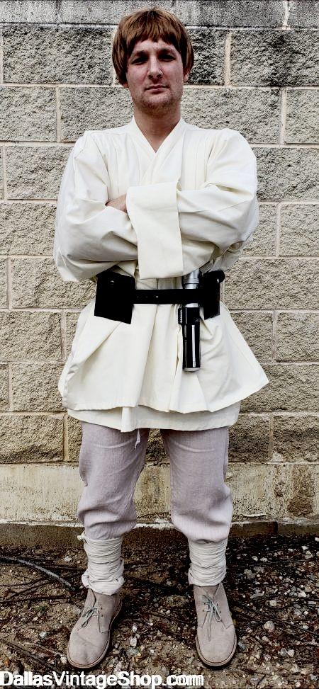 REBEL SCUM CON 2026 CHARACTERS Costumes: Luke Skywalker, Star Wars Character, greatly aided in the Resistance Efforts of the Rebel Alliance. We have all the Star War Character Costumes at Dallas Vintage Shop.REBEL SCUM CON CHARACTERS: Shown here is our Luke Skywalker, Star Wars Character Quality Costume. He greatly aided in the Resistance Efforts of the Rebel Alliance. We have all the Star War Character Costumes at Dallas Vintage Shop.