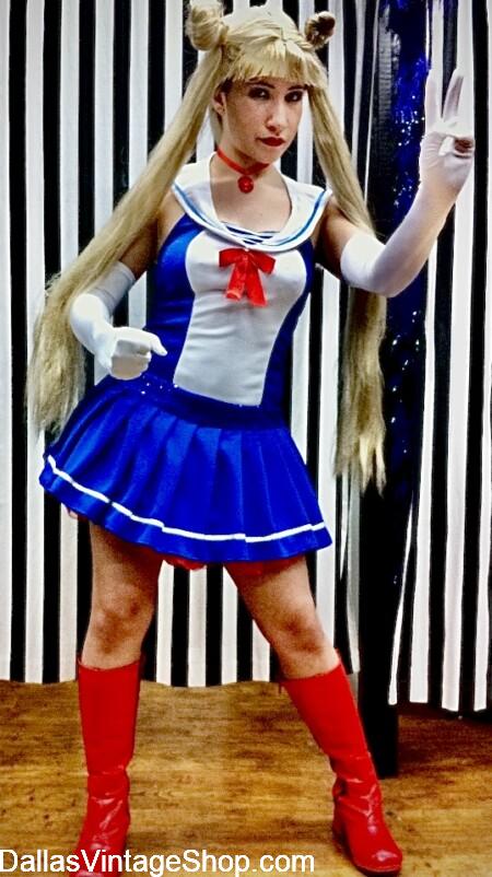 ANIME TEXAS NORTH CON: Get this Amazing SAILOR MOON Costume & all DFW Anime Events Info at Dallas Vintage Shop.