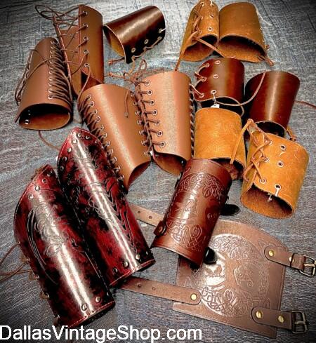 DALLAS VINTAGE SHOP IS HQ FOR WASTELAND WEEKEND WARRIORS: Assemble Complete Outfits, Add Leather Wrist Bracers & Cowboy Cuffs, Post-Apocalyptic Leather Gear, Goggles, Gadgets, Weapon Belts & Dystopian Armor.