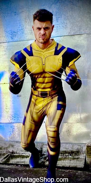 FAN EXPO DALLAS WOLVERINE COSTUME, Shown here, is available at DVS. Get Fan Expo Cosplay Unlimited Outfits; X-Men, Marvel Comics, DC Comics, Superheroes, Villains, Sci-fi, Star Wars, Star Trek, Cosplay, Anime, RPG & more at Dallas Vintage Shop. FAN EXPO DALLAS WOLVERINE COSTUME: Get Fan Expo Cosplay Unlimited Outfits; X-Men, Marvel Comics, DC Comics, Superheroes, Villains, Sci-fi, Star Wars, Star Trek, Cosplay, Anime, RPG & more at Dallas Vintage Shop.