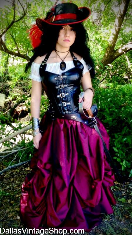 Gasparilla Pirate Festival Update: January 23 and 30, 2026, Tampa, FL. GET DETAILS & COSTUMES HERE: Pirate Ladies & Men's Garb, Weapons, Accessories & Costume Ideas from Dallas Vintage Shop.