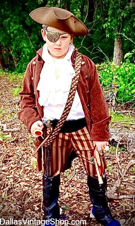 HALLOWEEN BOYS COSTUMES: Pirates, Vikings, Barbarians, Wizards and Other Iconic Characters from Historical Eras. Dallas Vintage Shop has everything you need for all these Iconic Character's Costumes.