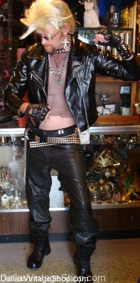 billy Idol Costume, Billy Idol Costume Dallas, Punk Rock Costume Dallas, Leather Punk Rock Costume Dallas, Billy Idol Punk Rock Costume Dallas, 