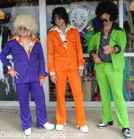 70's Retro Clothing, 70's Polyester Liesure Suits, 70's Disco Liesure Suits Costumes